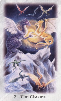 Celtic dragon tarot