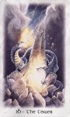 Celtic dragon tarot