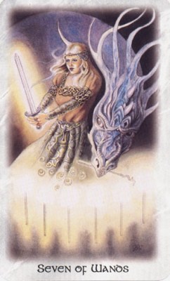 Celtic dragon tarot