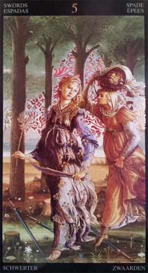 Golden Botticelli tarot