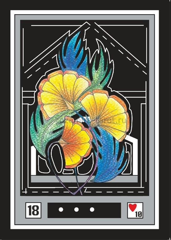 Hidden in Flowers Lenormand