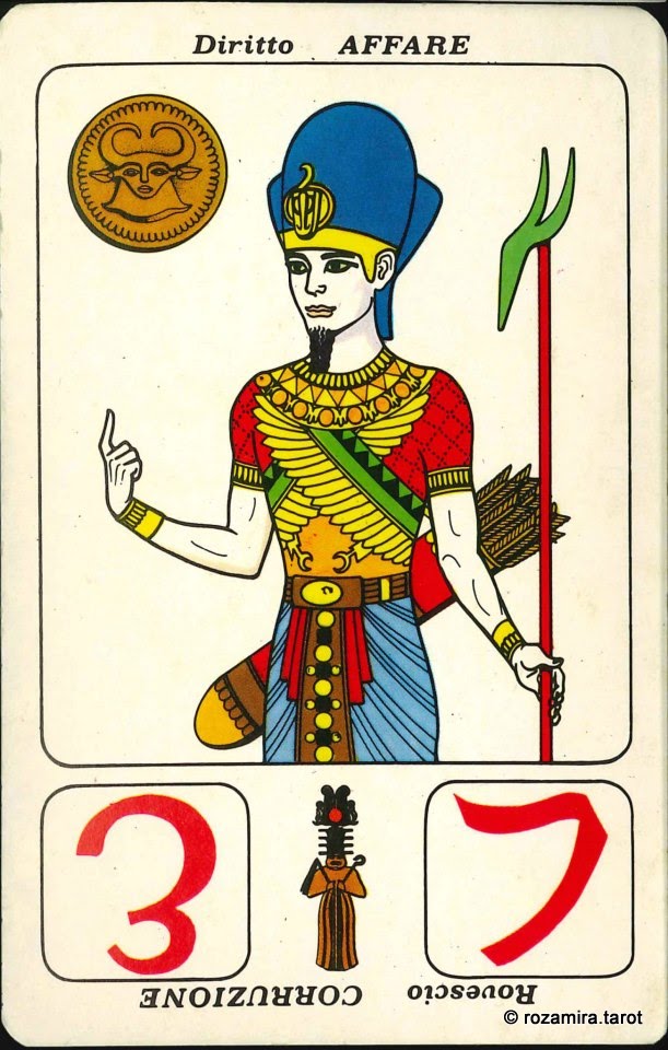 Aperol Tarot - Tarocchi Mazzo Egizio Barbieri