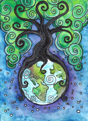 Tarot of Trees by Dana Driscoll