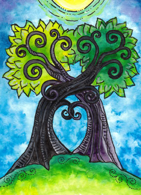 Tarot of Trees by Dana Driscoll