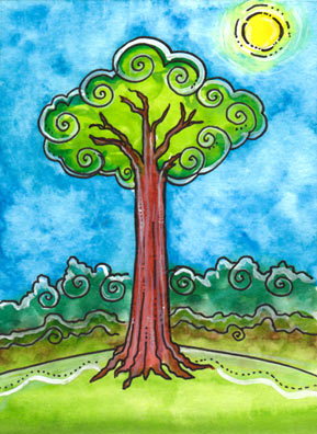 Tarot of Trees by Dana Driscoll