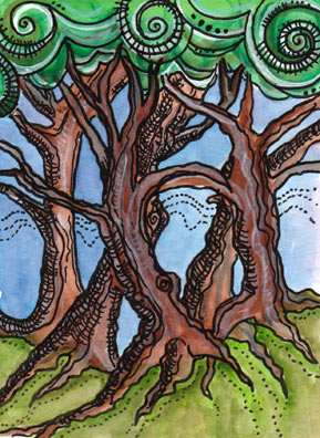 Tarot of Trees by Dana Driscoll