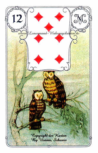 Lenormand Blue Owl (Blaue Eule)