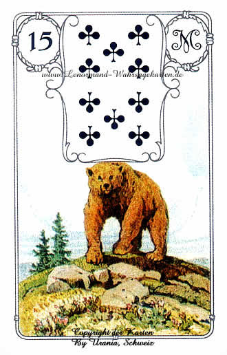 Lenormand Blue Owl (Blaue Eule)