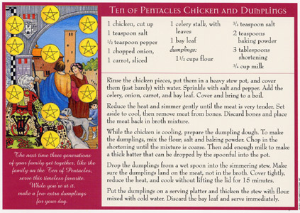 Epicurean Tarot Recipe