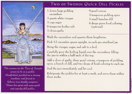 Epicurean Tarot Recipe