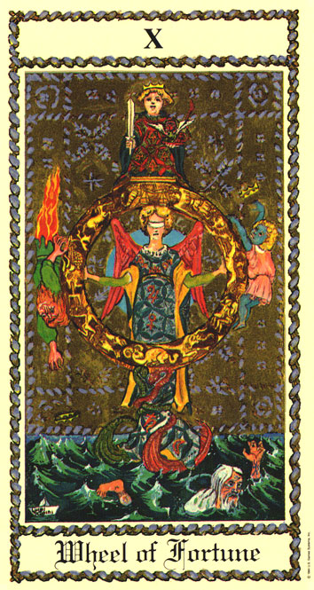 Medieval scapini tarot