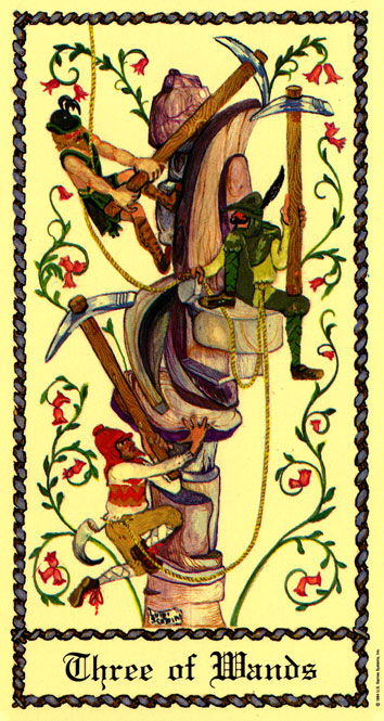 Medieval scapini tarot