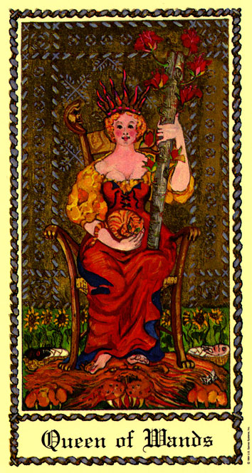 Medieval scapini tarot