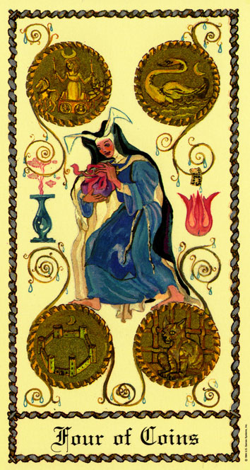 Medieval scapini tarot