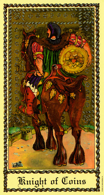 Medieval scapini tarot