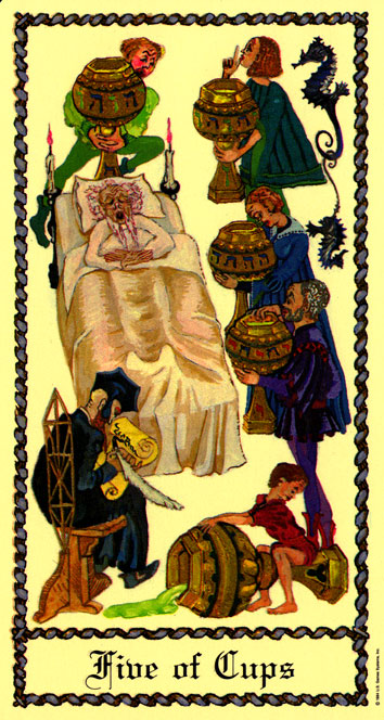 Medieval scapini tarot