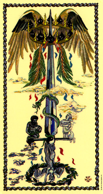 Medieval scapini tarot