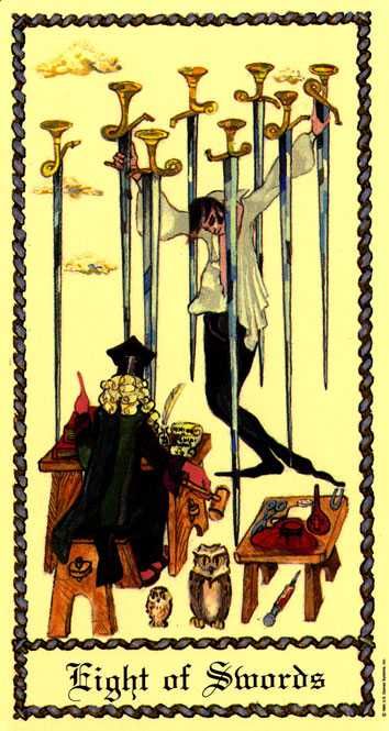 Medieval scapini tarot