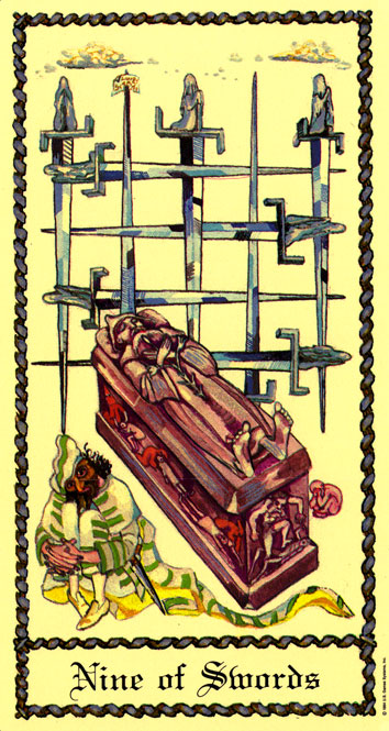 Medieval scapini tarot