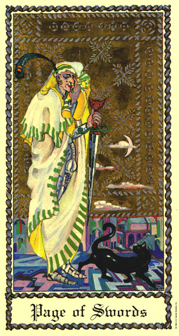 Medieval scapini tarot