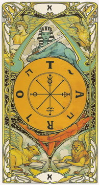 Золотое Таро Уэйт Арт-Нуво (Golden Art Nouveau Tarot)