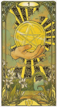 Золотое Таро Уэйт Арт-Нуво (Golden Art Nouveau Tarot)