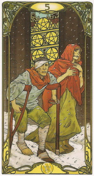 Золотое Таро Уэйт Арт-Нуво (Golden Art Nouveau Tarot)