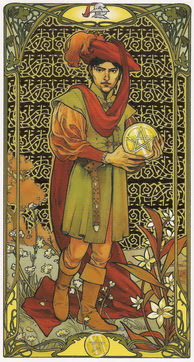 Золотое Таро Уэйт Арт-Нуво (Golden Art Nouveau Tarot)