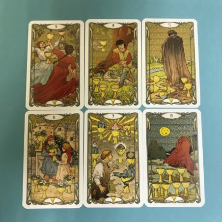 Golden Art Nouveau Tarot (мини)