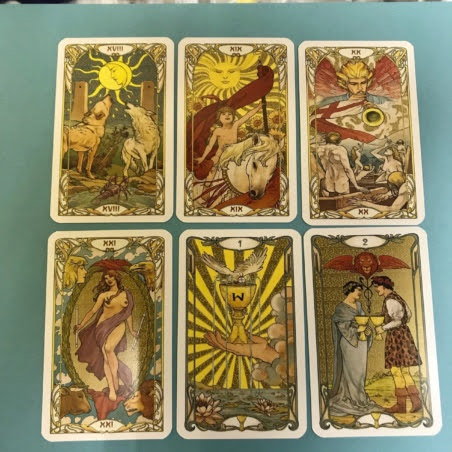 Golden Art Nouveau Tarot (мини)