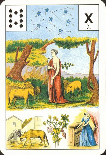 Lenormand - Astro-Mythological, Grand Jeu de Mle. Lenormand