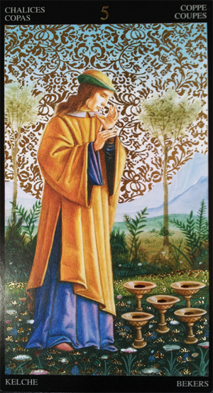 Golden Botticelli tarot