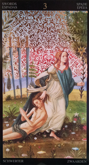 Golden Botticelli tarot