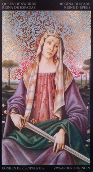 Golden Botticelli tarot