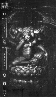 Goetia Tarot in Darkness