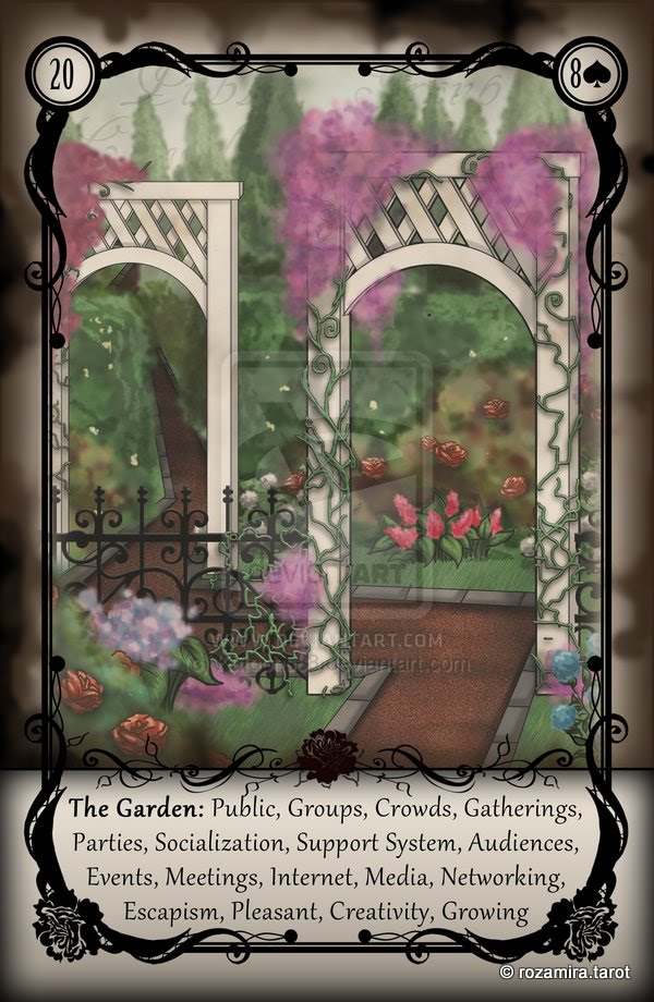 Lenormand UTRL - Under the Roses Lenormand by Kendra Hurteau, Katrina Hill