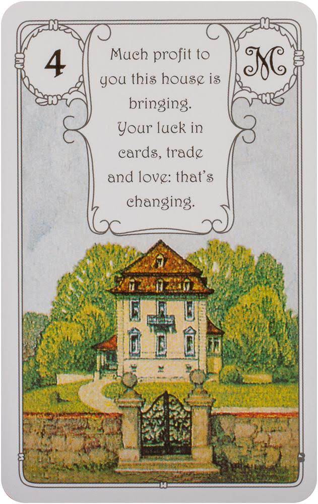Lenormand Red Owl (с англ.стихами)