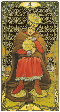 Золотое Таро Уэйт Арт-Нуво (Golden Art Nouveau Tarot)