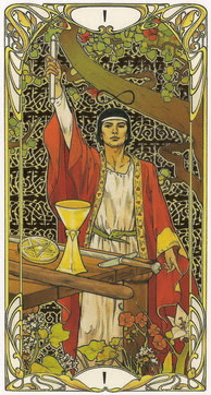 Золотое Таро Уэйт Арт-Нуво (Golden Art Nouveau Tarot)
