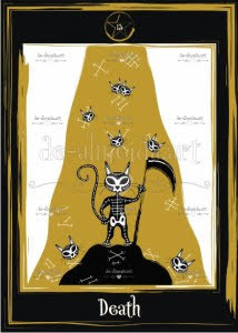 Golden Black Cat Tarot