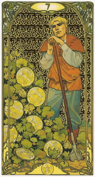 Золотое Таро Уэйт Арт-Нуво (Golden Art Nouveau Tarot)