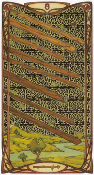 Золотое Таро Уэйт Арт-Нуво (Golden Art Nouveau Tarot)