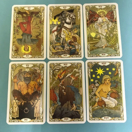 Golden Art Nouveau Tarot (мини)