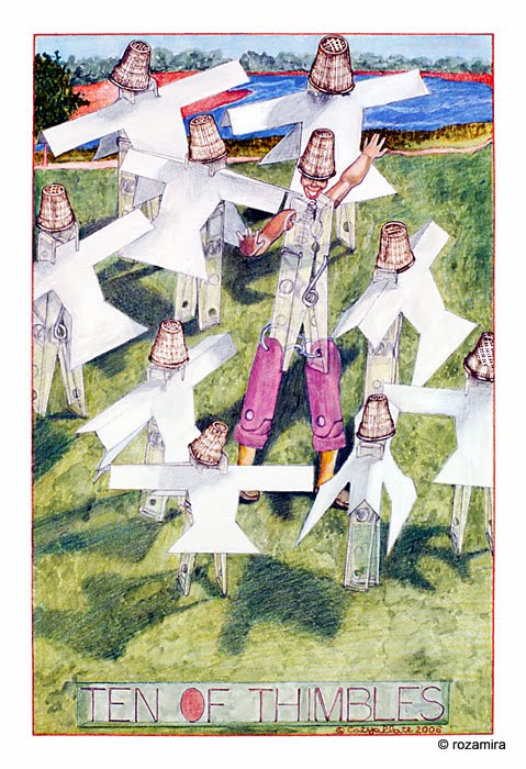 Clothespin Tarot