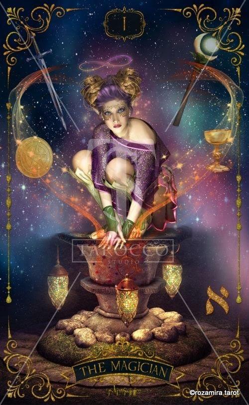 Forest creatures Tarot