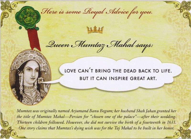 Ask the Queens. Advice Card Deck