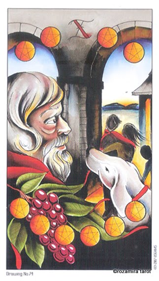 Eight Coins Tattoo Tarot