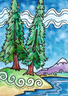 Tarot of Trees by Dana Driscoll