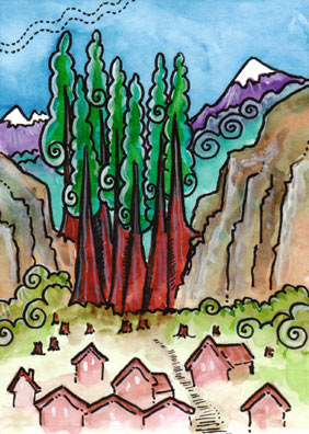 Tarot of Trees by Dana Driscoll