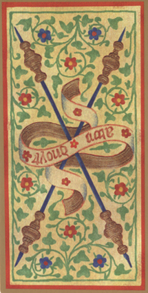 Golden Tarot. The Visconti-Sforza Deck